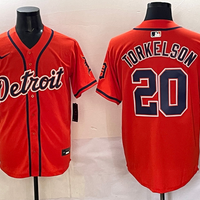Men's Detroit Tigers Spencer Torkelson #20 Orange Player Jersey