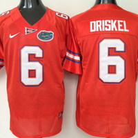 Men's Florida Gators Jeff Driskel #6 Orange Player Game Jersey