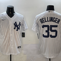 Men's New York Yankees Cody Bellinger #35 White Home Replica Player Jersey1