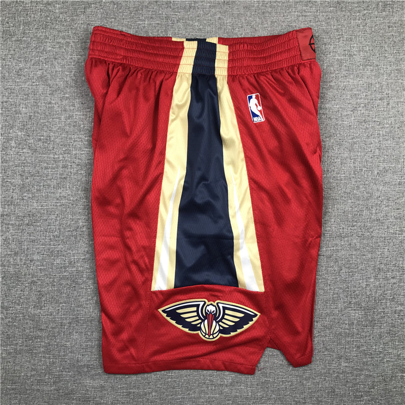 Men's New Orleans Pelicans Red Pocket Shorts1
