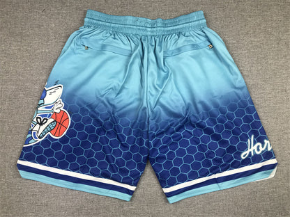Men's Charlotte Hornets Blue City Edition Basketball Shorts11