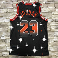 Men's Chicago Bulls Michael Jordan #23 Black Classics Swingman Jersey1