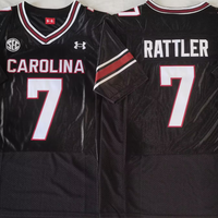 Men's South Carolina Gamecock Spencer Rattler #7 Black Player Game Jersey