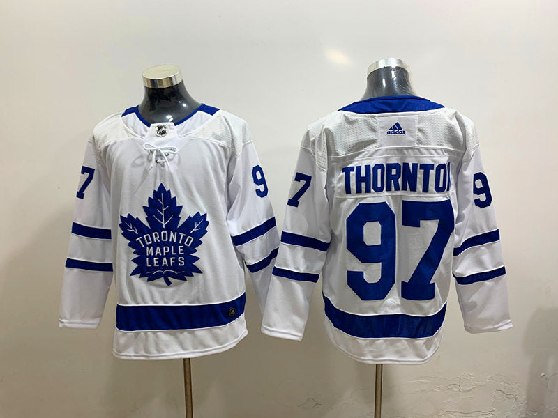 Men's Toronto Maple Leafs Joe Thornton #97 White Player Game Jersey1