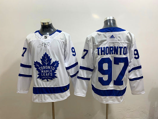 Men's Toronto Maple Leafs Joe Thornton #97 White Player Game Jersey1
