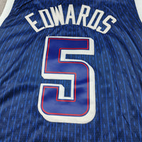 Men's 2024 USA Dream Team Anthony Edwards #5 Navy Authentic Player Jersey