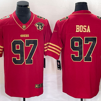 Men's San Francisco 49ers Nick Bosa #97 Scarlet Vapor F.U.S.E. Limited Jersey1