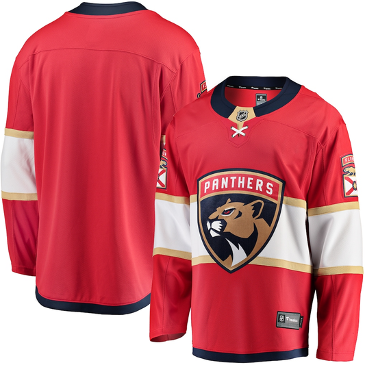 Men's Florida Panthers Fanatics Red Player Blank Jersey