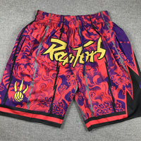 Men's Toronto Raptors Fuchsia Year of the Tiger Edition Pocket Shorts1