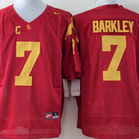 Men's USC Trojans Matt Barkley #7 Cardinal Player Game Jersey