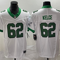 Men's Philadelphia Eagles Jason Kelce #62 White Game Jersey1
