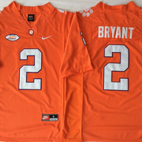 Men's Clemson Tigers Kelly Bryant #2 Orange Game Jersey