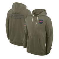 Men's Buffalo Bills Olive 2025 Salute to Service Sideline Standard Issue Dri-FIT Hoodie