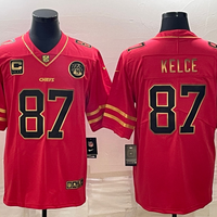 Men's Kansas City Chiefs Travis Kelce #87 Red Game Jersey1