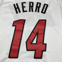 Men's Miami Heat Tyler Herro #14 White 2022/23 Swingman Jersey1 - Association Edition