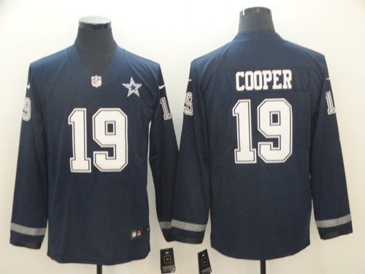 Men's Dallas Cowboys Amari Cooper #19 Navy Player Game Jersey1