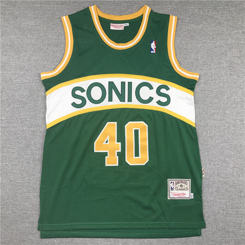 Shawn Kemp Seattle SuperSonics Green Hardwood Classics Swingman Jersey - JerseysFreak