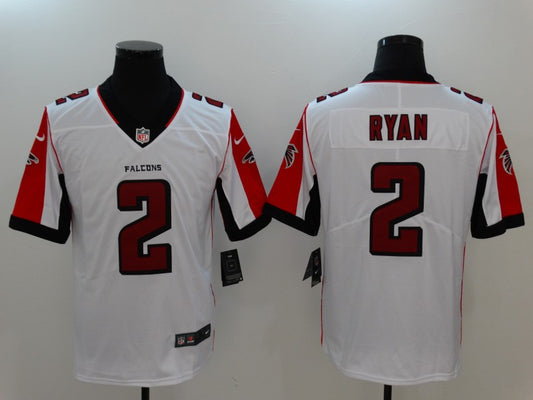 Men's Atlanta Falcons Matt Ryan #2 White Game Jersey1