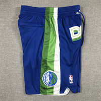 Men's Dallas Mavericks Blue 2022/23 City Edition Basketball Shorts1