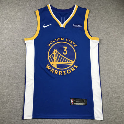 Men's Golden State Warriors Chris Paul #3 Royal Fast Break Player Jersey1 - Icon Edition