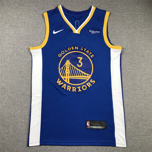 Men's Golden State Warriors Chris Paul #3 Royal Fast Break Player Jersey1 - Icon Edition