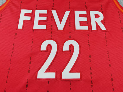 Men's Indiana Fever Caitlin Clark Red 2024 WNBA Draft Rebel Edition Victory Player Jersey