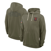 Chicago Bears Olive 2025 Salute to Service Hoodie