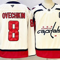 Men's Washington Capitals Alexander Ovechkin #8 Fanatics White Jersey