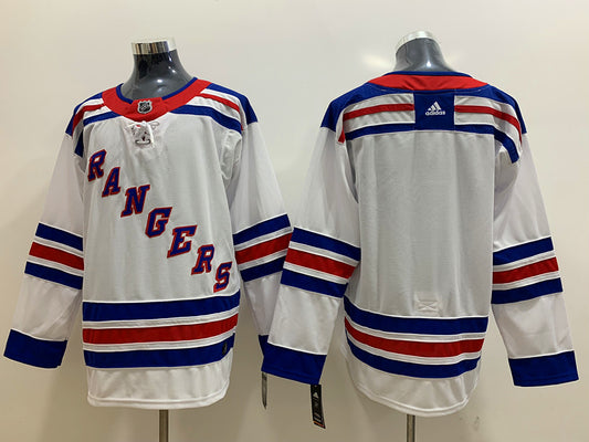 Men's New York Rangers White Away Primegreen Authentic Blank Jersey1