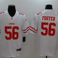 Men's San Francisco 49ers Ruben Foster #56 White Game Player Jersey1