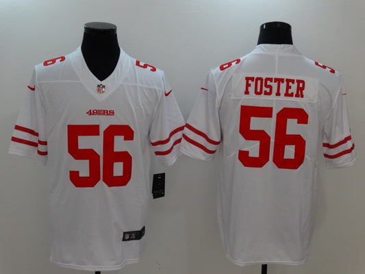 Men's San Francisco 49ers Ruben Foster #56 White Game Player Jersey1