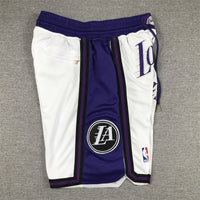 Men's Los Angeles Lakers White 2022/23 Basketball Shorts1 City Edition