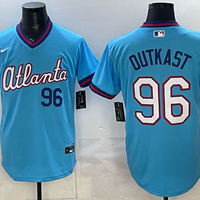 Men's Atlanta Braves Outkast #96 Powder Blue 2026 City Connect Stadium Jersey