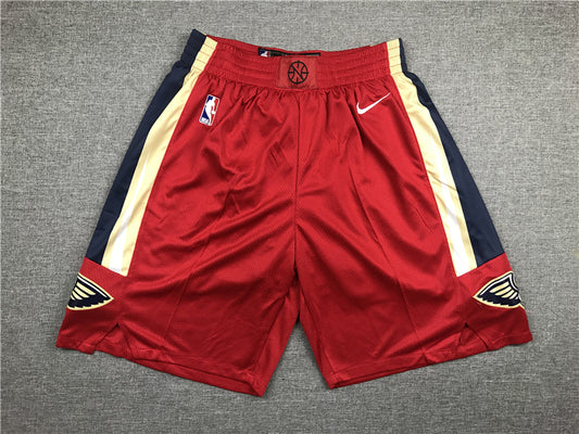 Men's New Orleans Pelicans Red Pocket Shorts1