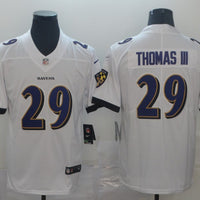 Men's Baltimore Ravens Earl Thomas III #29 White Game Jersey1