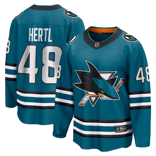 Men's San Jose Sharks Tomas Hertl #48 Teal Home Breakaway Player Jersey1