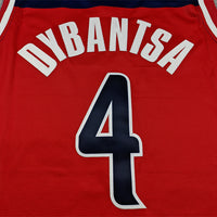 Men's Washington Wizards AJ Dybantsa #4 Red Swingman Jersey - Icon Edition