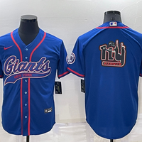 Men's New York Giants Blue Game Jersey1
