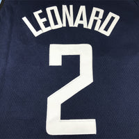 Men's LA Clippers Kawhi Leonard #2 Navy 2023/24 Swingman Jersey1 - City Edition