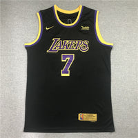 Men's Los Angeles Lakers Carmelo Anthony Black 2020/21 Swingman Player Jersey1