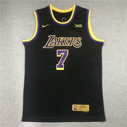 Men's Los Angeles Lakers Carmelo Anthony Black 2020/21 Swingman Player Jersey1