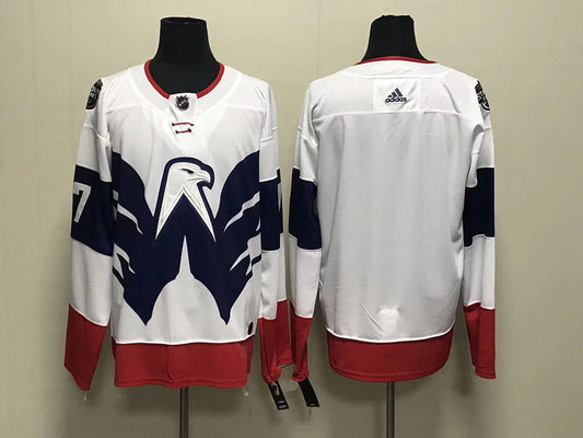 Men's Washington Capitals White 2023 NHL Stadium Series Primegreen Authentic Blank Jersey1