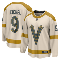 Men's Vegas Golden Knights Jack Eichel #9 Cream 2024 NHL Winter Classic Breakaway Player Jersey1