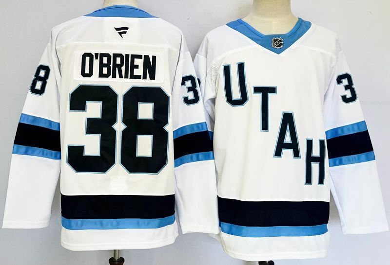 Men's Utah Mammoth Liam O'Brien #38 Fanatics White Player Game Jersey