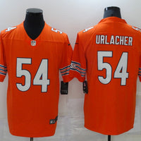 Men's Chicago Bears Brian Urlacher #54 Orange Game Jersey1