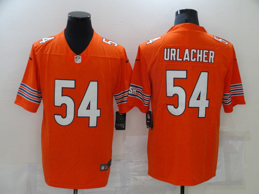Men's Chicago Bears Brian Urlacher #54 Orange Game Jersey1