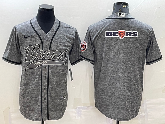 Men's Chicago Bears Gray Game Jersey1