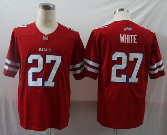 Men's Buffalo Bills Tre'Davious White #27 Red Game Jersey1