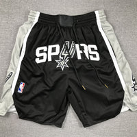 Men's San Antonio Spurs Black Pocket Shorts1