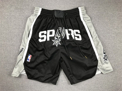 Men's San Antonio Spurs Black Pocket Shorts1